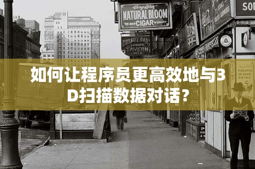 如何让程序员更高效地与3D扫描数据对话？