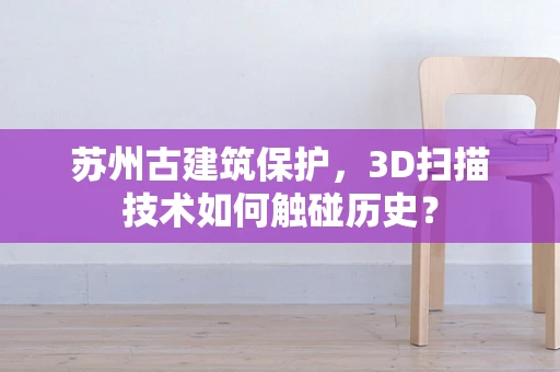 苏州古建筑保护，3D扫描技术如何触碰历史？