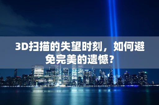 3D扫描的失望时刻，如何避免完美的遗憾？