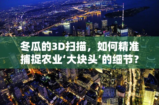 冬瓜的3D扫描，如何精准捕捉农业‘大块头’的细节？