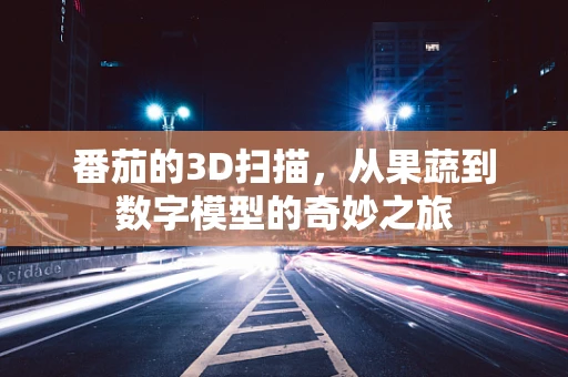 番茄的3D扫描，从果蔬到数字模型的奇妙之旅