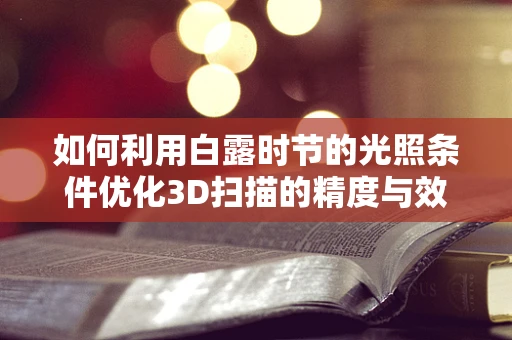 如何利用白露时节的光照条件优化3D扫描的精度与效率？