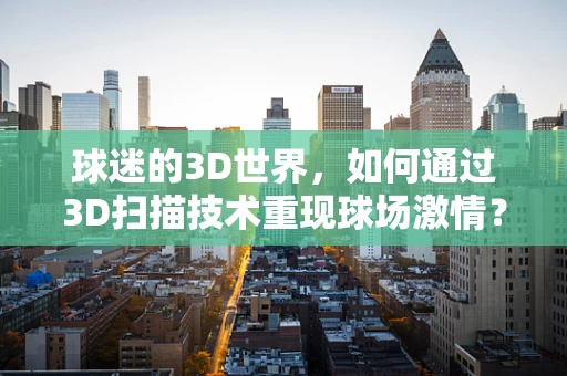 球迷的3D世界，如何通过3D扫描技术重现球场激情？