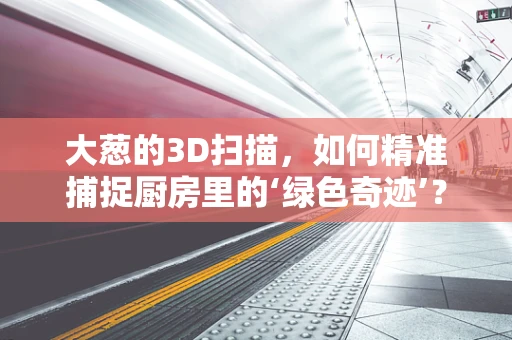 大葱的3D扫描，如何精准捕捉厨房里的‘绿色奇迹’？