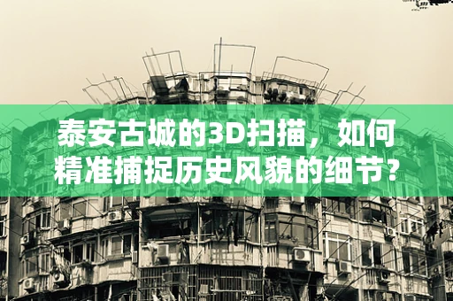 泰安古城的3D扫描，如何精准捕捉历史风貌的细节？