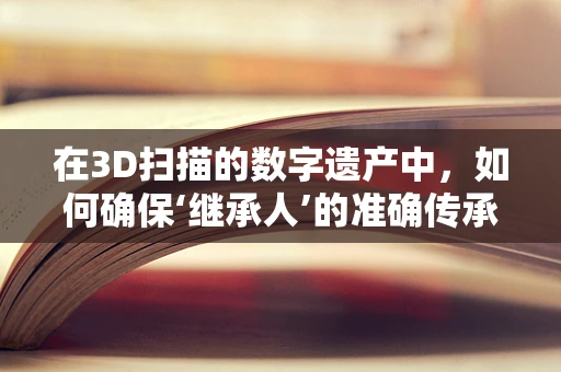 在3D扫描的数字遗产中，如何确保‘继承人’的准确传承？