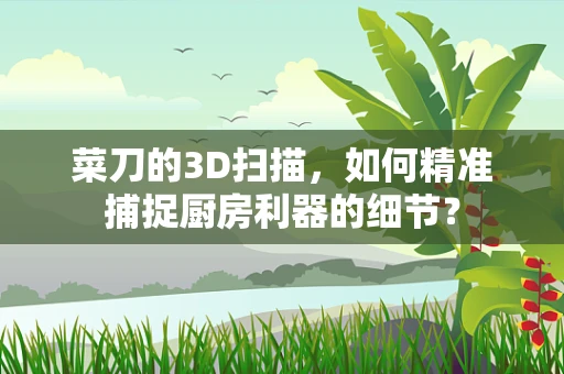 菜刀的3D扫描，如何精准捕捉厨房利器的细节？