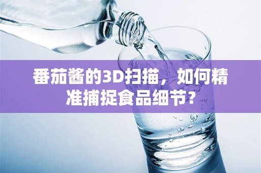 番茄酱的3D扫描，如何精准捕捉食品细节？