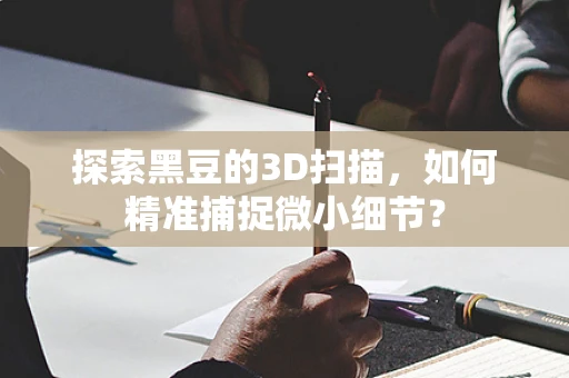 探索黑豆的3D扫描，如何精准捕捉微小细节？