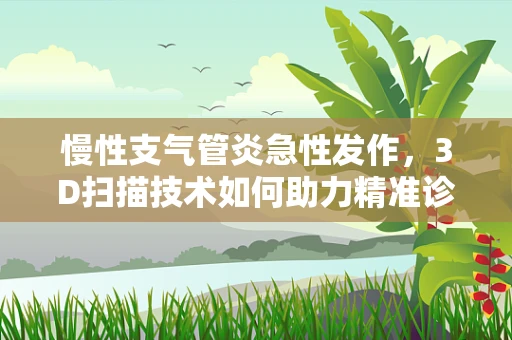 慢性支气管炎急性发作，3D扫描技术如何助力精准诊断？