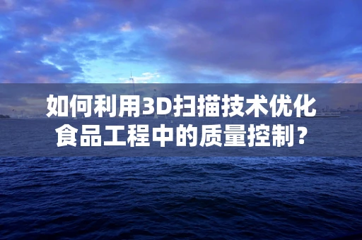 如何利用3D扫描技术优化食品工程中的质量控制？
