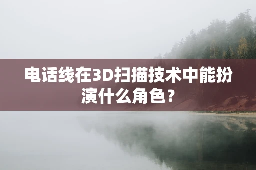电话线在3D扫描技术中能扮演什么角色？