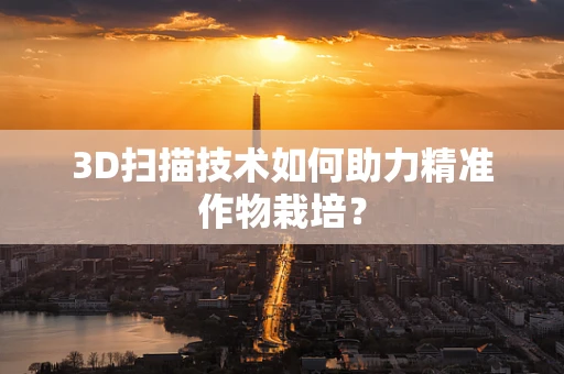 3D扫描技术如何助力精准作物栽培？