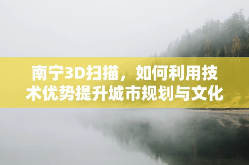 南宁3D扫描，如何利用技术优势提升城市规划与文化遗产保护？