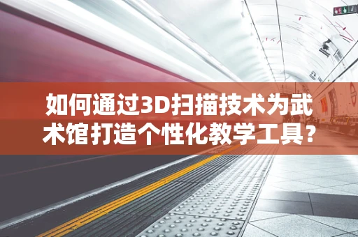 如何通过3D扫描技术为武术馆打造个性化教学工具？
