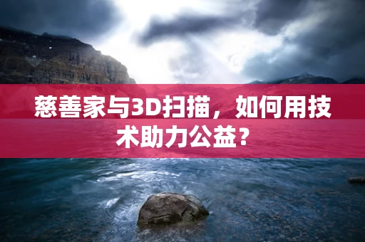 慈善家与3D扫描，如何用技术助力公益？
