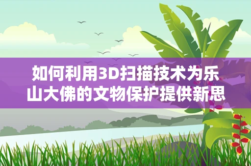 如何利用3D扫描技术为乐山大佛的文物保护提供新思路？