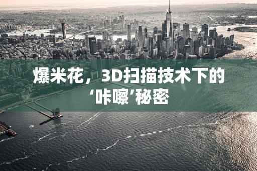 爆米花，3D扫描技术下的‘咔嚓’秘密