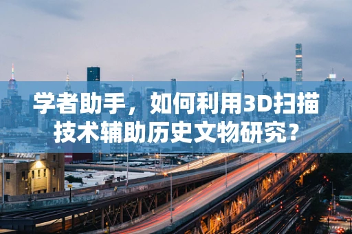 学者助手，如何利用3D扫描技术辅助历史文物研究？