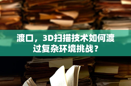 渡口，3D扫描技术如何渡过复杂环境挑战？