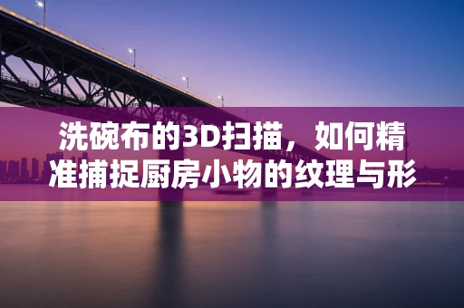 洗碗布的3D扫描，如何精准捕捉厨房小物的纹理与形态？