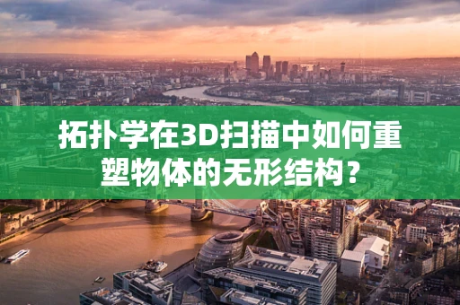 拓扑学在3D扫描中如何重塑物体的无形结构？