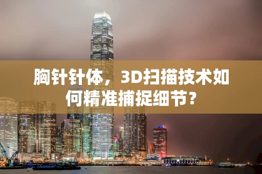 胸针针体，3D扫描技术如何精准捕捉细节？