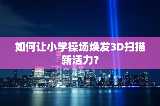 如何让小学操场焕发3D扫描新活力？