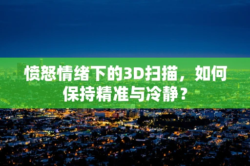 愤怒情绪下的3D扫描，如何保持精准与冷静？