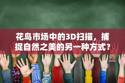 花鸟市场中的3D扫描，捕捉自然之美的另一种方式？