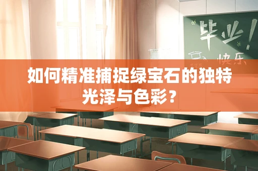 如何精准捕捉绿宝石的独特光泽与色彩？
