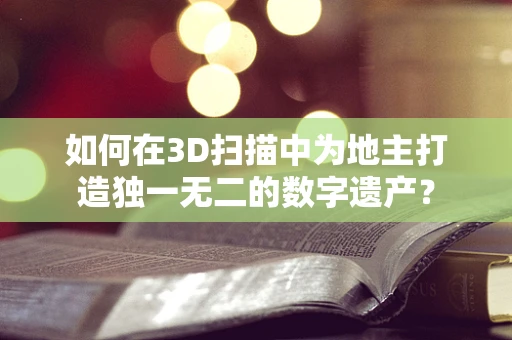 如何在3D扫描中为地主打造独一无二的数字遗产？