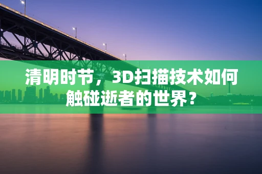 清明时节，3D扫描技术如何触碰逝者的世界？