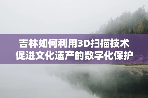 吉林如何利用3D扫描技术促进文化遗产的数字化保护？