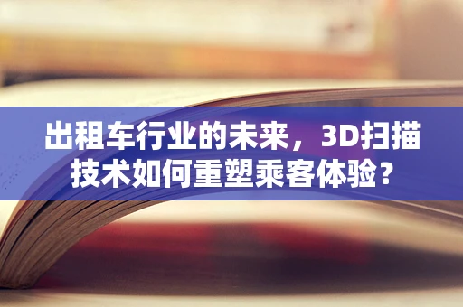 出租车行业的未来，3D扫描技术如何重塑乘客体验？