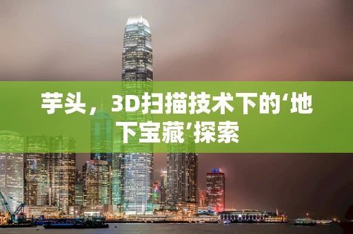 芋头，3D扫描技术下的‘地下宝藏’探索