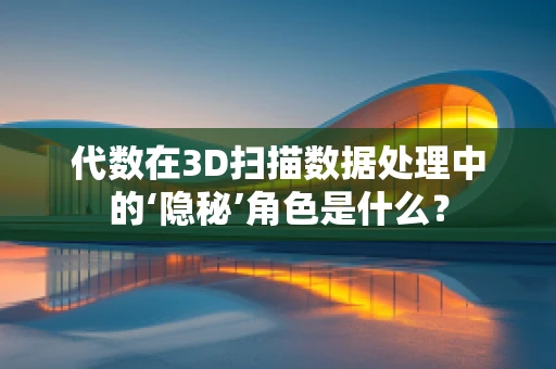 代数在3D扫描数据处理中的‘隐秘’角色是什么？
