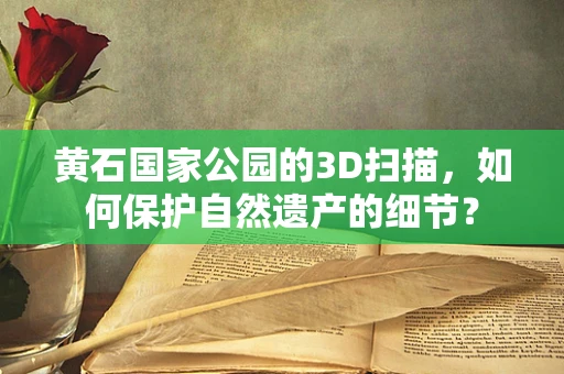 黄石国家公园的3D扫描，如何保护自然遗产的细节？