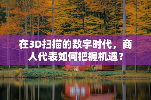 在3D扫描的数字时代，商人代表如何把握机遇？