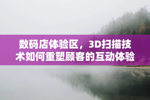 数码店体验区，3D扫描技术如何重塑顾客的互动体验？
