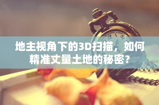 地主视角下的3D扫描，如何精准丈量土地的秘密？