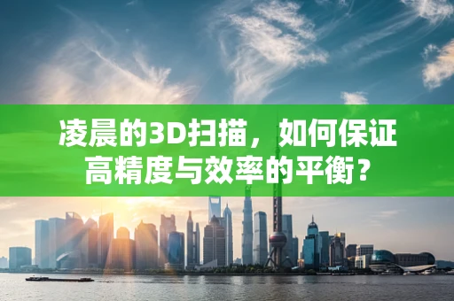 凌晨的3D扫描，如何保证高精度与效率的平衡？