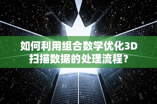 如何利用组合数学优化3D扫描数据的处理流程？