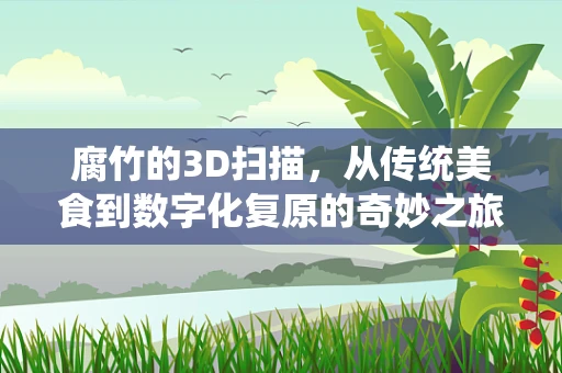腐竹的3D扫描，从传统美食到数字化复原的奇妙之旅