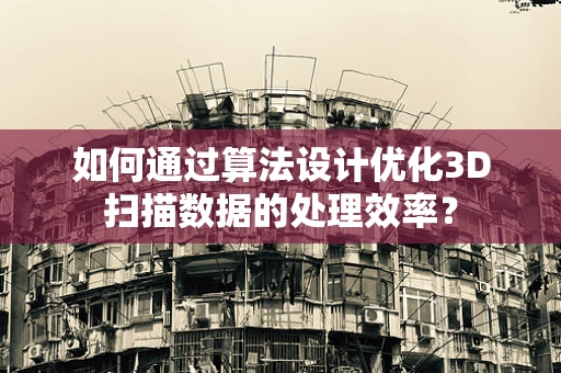 如何通过算法设计优化3D扫描数据的处理效率？
