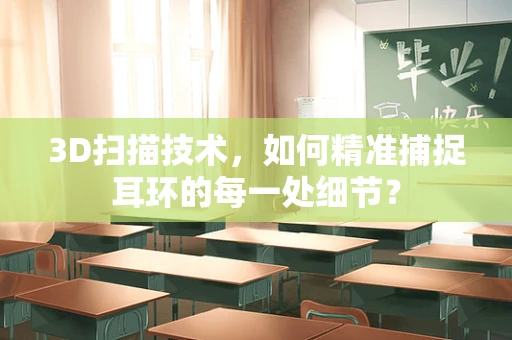 3D扫描技术，如何精准捕捉耳环的每一处细节？