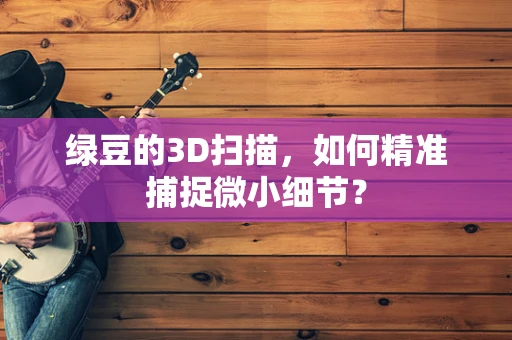 绿豆的3D扫描，如何精准捕捉微小细节？