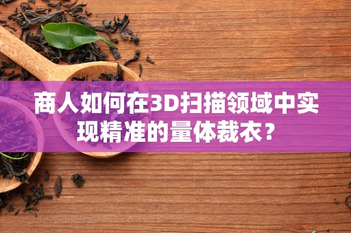 商人如何在3D扫描领域中实现精准的量体裁衣？