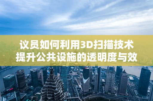 议员如何利用3D扫描技术提升公共设施的透明度与效率？