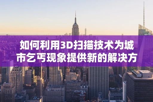 如何利用3D扫描技术为城市乞丐现象提供新的解决方案？